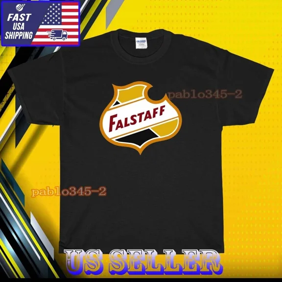 RETRO NEW SHIRT FALSTAFF BEER LOGO T-SHIRT UNISEX FUNNY AMERICAN USA SIZE S-5XL