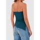 thumbnail image 2 of Top Bandeau PRETTYGARDEN para Mujer Azul Oscuro Verano Sin Tirantes XL, 2 of 7