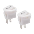 thumbnail image 1 of Interruptor de palanca de barco Uxcell 250V/3A 125V/6A Interruptor de palanca para barco, automóvil, marina, plástico blanco 2 piezas, 1 of 4