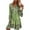 C-Green37, variant on DHFJKG Bohemian Floral Dresses For Women Vintage Ethnic Style Mini Dress Long Sleeve Notch V Neck Loose Fit Boho Tunic Dress Beach Vacation Clothes Versatile Dresses