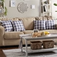 thumbnail image 3 of Gray, French Blue and Semi-Bleach Pillow Cover 18x18 inch, 4 Piece, 3 of 3