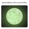 thumbnail image 2 of 4PCS Round Flower Painting Cabinet Fluorescence Knob Glowing in the Dark Furniture Drawer Pulls Handle with Screws, 2 of 5