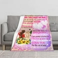 thumbnail image 7 of to My Sister Blanket,Gifts for Sister Bestie from Sister,for Sister Birthday Mothers Day Valentines Christmas Wedding,Super Soft Cozy Warm Flannel Throw Blanket 60"x50", 7 of 7