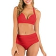 thumbnail image 6 of MSJUHEG Summer Swimsuit,Plus Size Bathing Suit for Women,Boho Swimsuits for Women,Plus Size Swimsuit for Women,Bathing Suits,Thong Bikini Sets for Women,Sporty Two Piece Swimsuits Red 3XL, 6 of 6