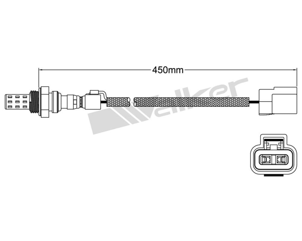 Walker 250-22067 Walker OE Oxygen Sensor Fits select: 1994-1995 MITSUBISHI MIGHTY MAX, 1991-1993 MITSUBISHI MIGHTY MAX / S