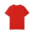 thumbnail image 3 of Delconic Womens Tops Summer Short Sleeve Ribbed Trim Crewneck T Shirts Spring Vacation Outfits Fashion Clothing Basic Tee Red XL, 3 of 6