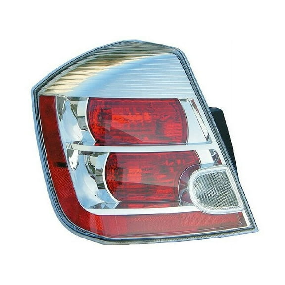 Left Driver Side Tail Light Housing - Compatible with 2007 - 2009 Nissan Sentra 2008