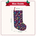 thumbnail image 3 of Lsque rainbow color mushroom Skull Pattern 18 Inch Christmas Stockings, Festive Holiday Stocking for Christmas Decorations Holiday Decor, 3 of 7