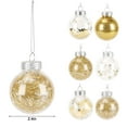 thumbnail image 2 of Deago 12Pcs Christmas Balls Ornaments Small Shatterproof Christmas Tree Decorations Hanging Ball for Holiday Wedding Party Decoration (Orange, 2.4"-6CM), 2 of 8