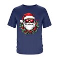 thumbnail image 4 of Tops para hombre, blusas y camisas de manga corta con cuello redondo para hombre, camiseta informal con cuello redondo y estampado para hombre, blusa de manga corta, blusa de poliéster para hombre, 4 of 4
