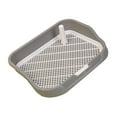 thumbnail image 5 of Fzaqwen Dog Potty Toilet ,Pet Training Toilet, Reusable with Removable Post Puppy Toilet Light Gray, 5 of 9