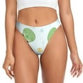 thumbnail image 1 of Fotbe Kawaii Frogs Tanga Sin Costuras para Mujer con Estampado – Panties Invisibles, Transpirables y Cómodos para Uso Diario-Medium, 1 of 6
