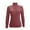 Brick Red, variant on High-Neck Knit Sweater For Women, Long Sleeve Solid Color Slim Fit Sweatshirt Comfort Pullover Top For St Patricks Day Outfits,Size:M