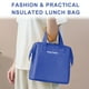 thumbnail image 5 of Bolsa de almuerzo aislada, bolsa de conveniencia simple, bolsa de almacenamiento en frío, bolso de almuerzo, lonchera, mujeres y hombres, trabajo de picnic para adultos, senderismo en la playa, 5 of 5