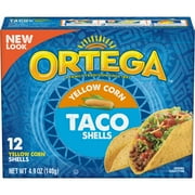 Ortega Yellow Corn Taco Shells, Kosher, 12 Count, 4.9 oz