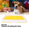 thumbnail image 4 of Dog Potty Tray, Rugged Plastic High Fence Smart Design to Control Odors Pee Pad Holder 45x33cm Easy to Clean Pet Toilet Training Tray for Small Dogs and Puppies, 4 of 7