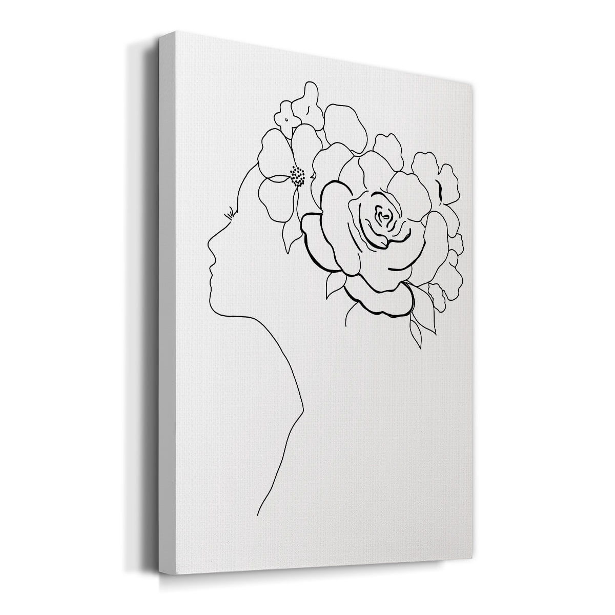 Fashion Floral Sketch II Premium Gallery Wrapped Canvas - Ready to Hang