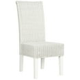 thumbnail image 3 of SAFAVIEH Arjun 18''H Wicker Dining Chair White, 3 of 7