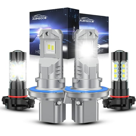 LED Headlight For Jeep Gladiator 2020-2023 Combo 9008 2504 High/Low Beam   Fog Light Kit