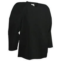 PEARSOX 100 Denier Blank Polyester Hockey Jersey - Black (Youth Goalie)