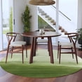 thumbnail image 4 of Abstract Ocean Round Living Room Rugs 7 ft, Green Gradient Oil Painting Texture Washable Area Rug with Non-Slip Sturdy Edge Binding Round Carpet for Kitchen Office Bedroom, 4 of 9