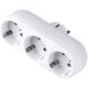 thumbnail image 1 of 3-way Socket Adapter,3-way Multiple Plug Wall Or Table Socket 16a/250v, 1 of 1