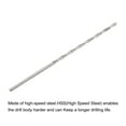 thumbnail image 3 of Uxcell 5Pack 2mm Mini Micro Twist Drill Bits, High-Speed Steel Extra Long Drill Bit 85mm, 3 of 6