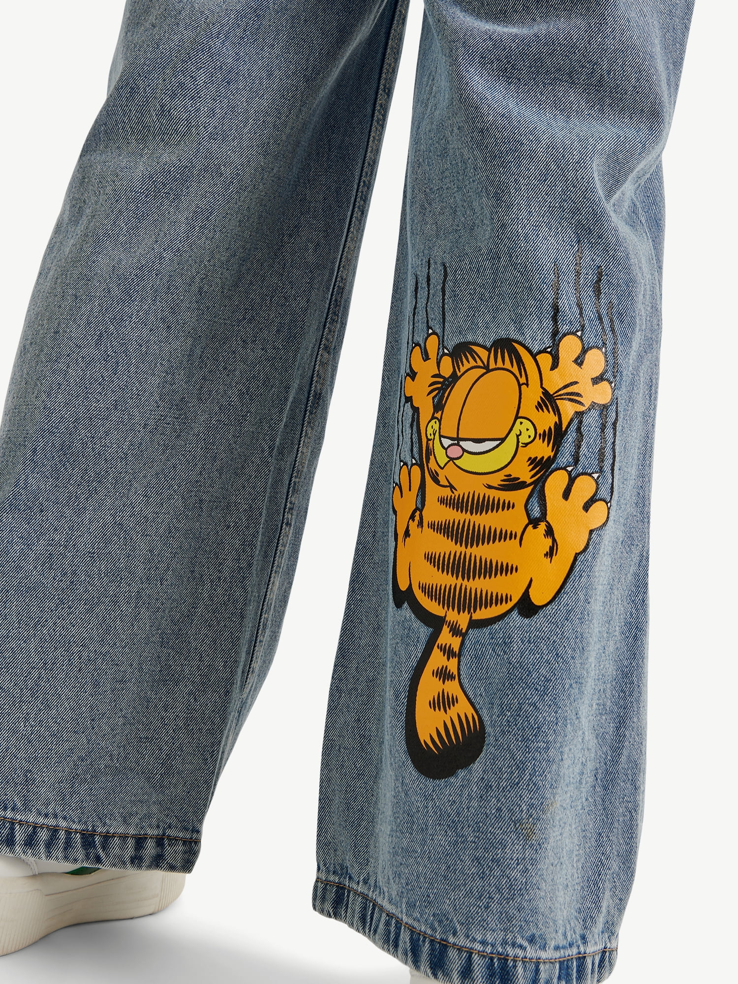 Justice x Garfield Girls Collab Jeans, Sizes 6-18, Slim & Plus