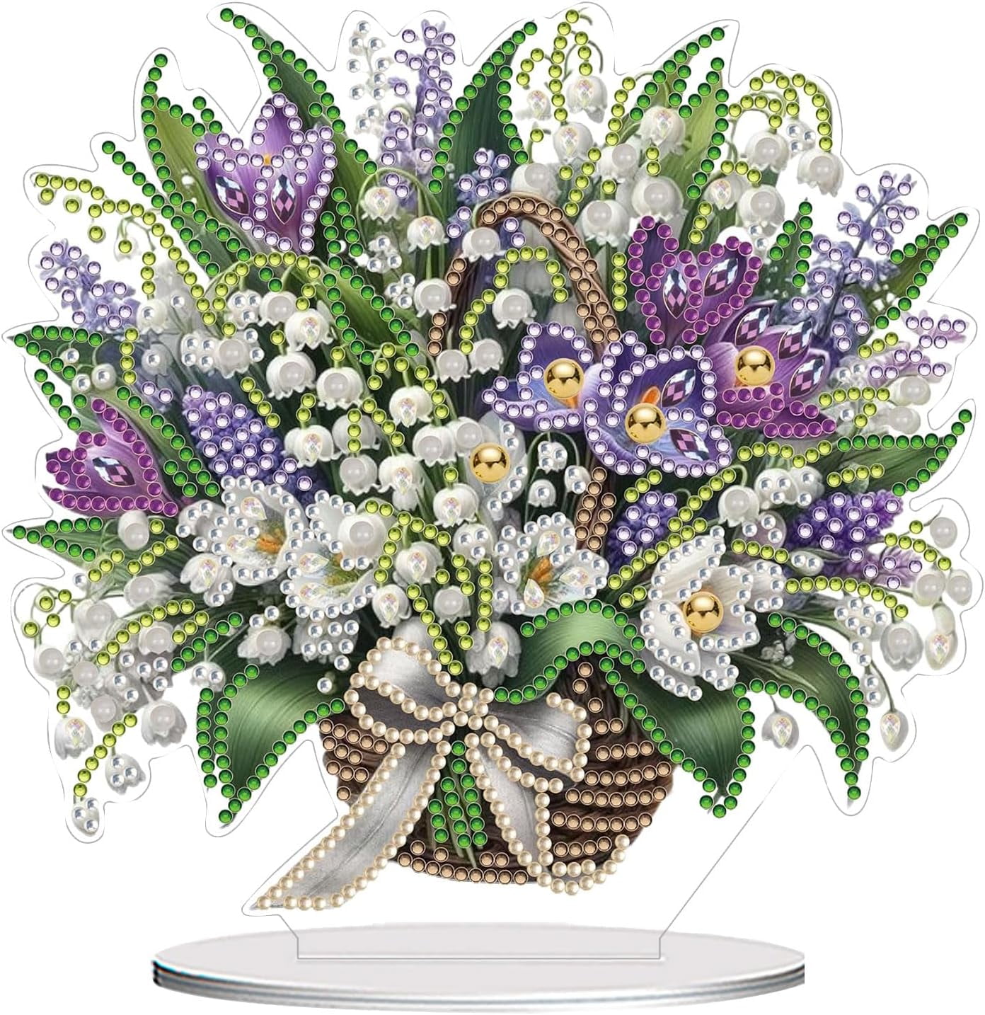 Shiyou-Kits D'Art Diamant Pour Adultes, Vase DIY Kit De Peinture Diamant De Table, Peinture Diamant, Ornement De Bureau En Strass En Forme Spéciale, Kit De Peinture De Gemmes à Domicile