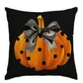 thumbnail image 3 of Halloween Decorative Pillow Cover Pumpkin Cute Theme Soft Cushion Protector for Sofa Bed Home, 3 of 5