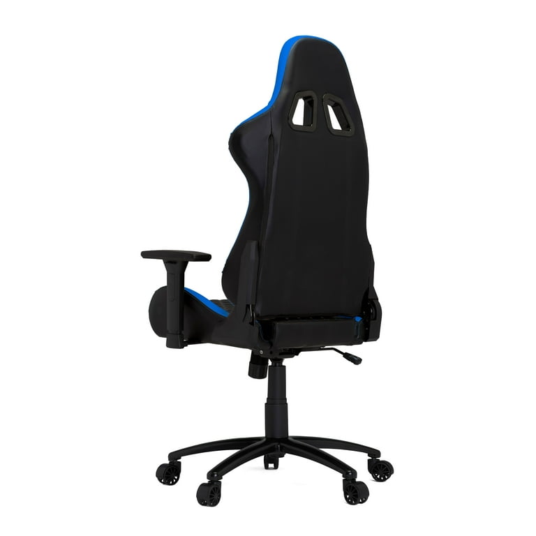 HHGears XL 500 Series Gaming Chair Black and Blue with Headrest Lumbar Pillows Walmart