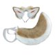 thumbnail image 2 of Accesorios de Disfraces Sunnimix Traje de Juego de Cosplay 2 Unids Felpa Orejas y Cola, 2 of 8