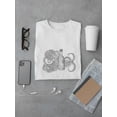 thumbnail image 3 of Octopus Holding A Bottle T-Shirt Men -Image by Shutterstock, Male Medium, 3 of 4