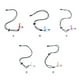 thumbnail image 5 of Pinza para la nariz Advancent tamaño compacto multicolor aro manos libres, 5 of 6