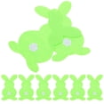 thumbnail image 4 of Shisuyan Rabbit Shaped Cutlery Holder Green Non-Woven Fabric 8Pcs 6.3X3.9In, 4 of 9