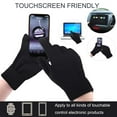 thumbnail image 5 of TERGAYEE Winter Gloves for Men Women,manipulatescreen Texting Warm Gloves with Thermal Soft Knit Lining,Cold Weather Thermal Warm Knit Glove for Running Driving Hiking, 5 of 9