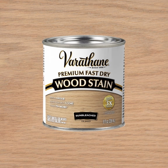 Sunbleached, Varathane Premium Fast Dry Wood Stain-262030, 8 fl oz