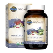Garden of Life Organics Men's Once Daily, 60 Tablets