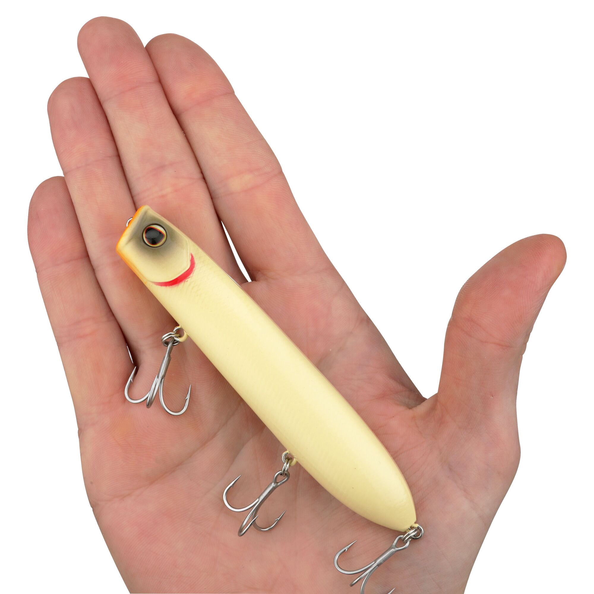 Berkley Cane Walker Saltwater, 4.3 in, Topwater Baits, Bone (1 Count)