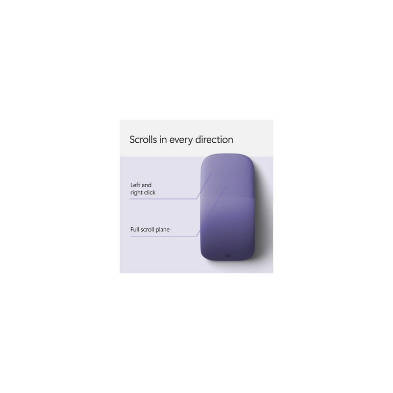 Microsoft - Surface Arc Bluetooth BlueTrack Ambidextrous Mouse