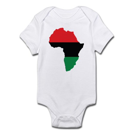 

CafePress - Red Black And Green Africa Flag Body Suit - Baby Light Bodysuit
