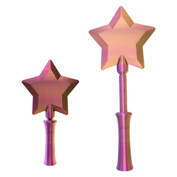 3D Printed Magic Wand Credit Card Holder, Extendable Star Wand Contactless Payment Card Holder for Tap to Pay, Telescopic Card Holder Novelty Funny Payment Tool for Checkout Portable Card Clip