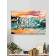 thumbnail image 2 of Horses Running On A Wave 20x30 Canvas -Image by Shutterstock,, 2 of 3