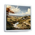 thumbnail image 2 of Designart "Captivating Vineyard Scenery III" Vineyard Floater Framed Canvas Wall Art, 2 of 5
