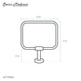 thumbnail image 2 of Avallon Towel Ring in Brushed Gold, 2 of 4