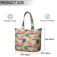 thumbnail image 5 of Travel Tote Bag with Fresh Pineapple Tropical Fruit Prints Large Capacity Weekender Bag Featuring Hawaiian Sunshine Exotic Plant Patterns, Lightweight Multipurpose, 5 of 5