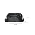thumbnail image 5 of Bandolera Xtellar De Cuero De Los Hombres Bolso De Hombro Color Gris, 5 of 5