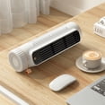 thumbnail image 1 of HLONK Tower Fan Portable Fan Quiet Tower Fan  Portable Automatic Remote Head Conditioner  Energy Saving & High Efficiency USB Personal Conditioner White, 1 of 9