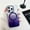 Purple, variant on Compatible for iPhone 13 Pro Max Case Support for Magsafe, Magnetic Gradient Case with Wireless Charger, Gradient Clear Back Shockproof Protection Phone Cover for Girls Women, Black