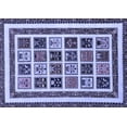 thumbnail image 1 of Ahgly Company Machine Washable Indoor Rectangle Abstract Blue Modern Area Rugs, 5' x 7', 1 of 4